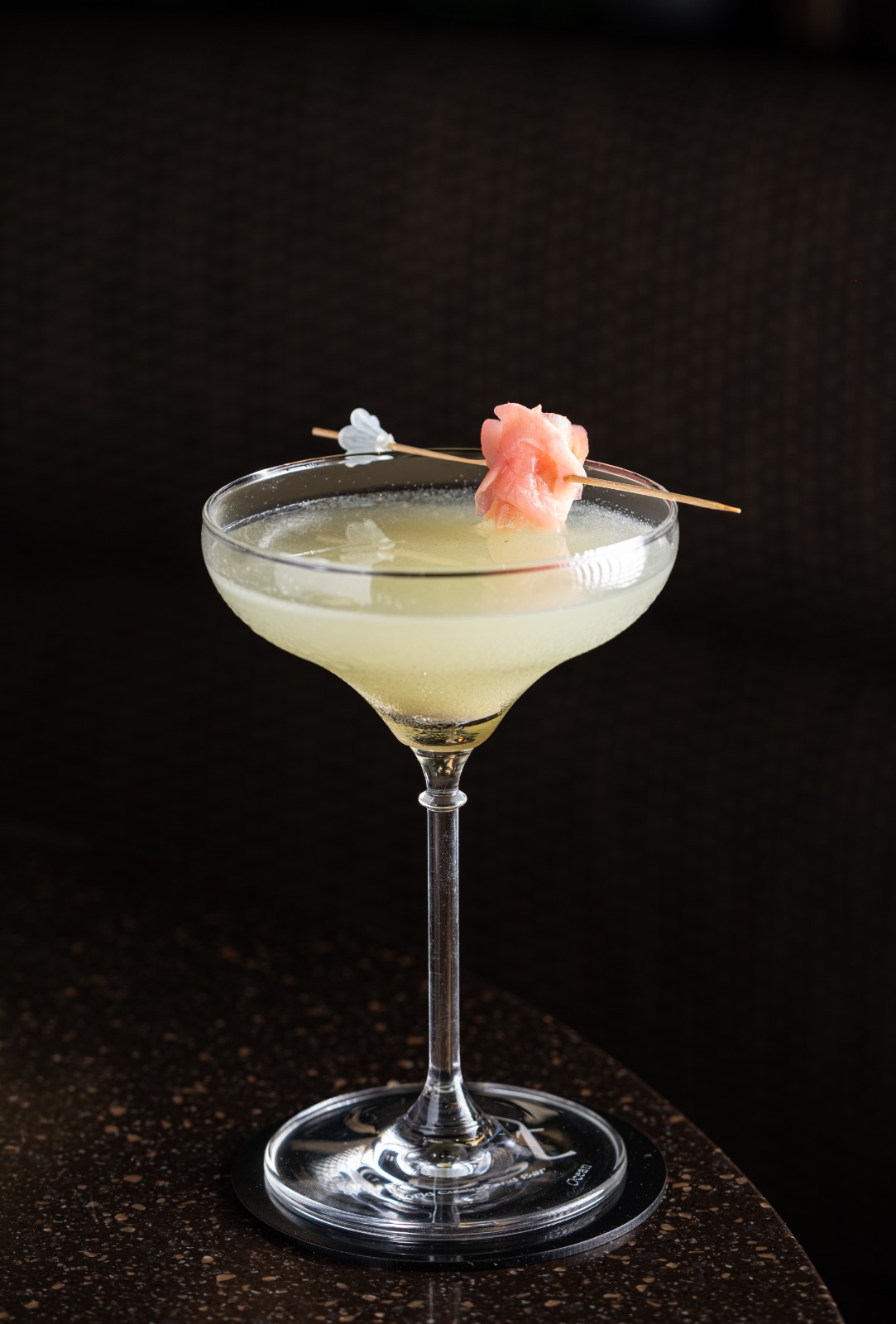 Ginger martini cocktail