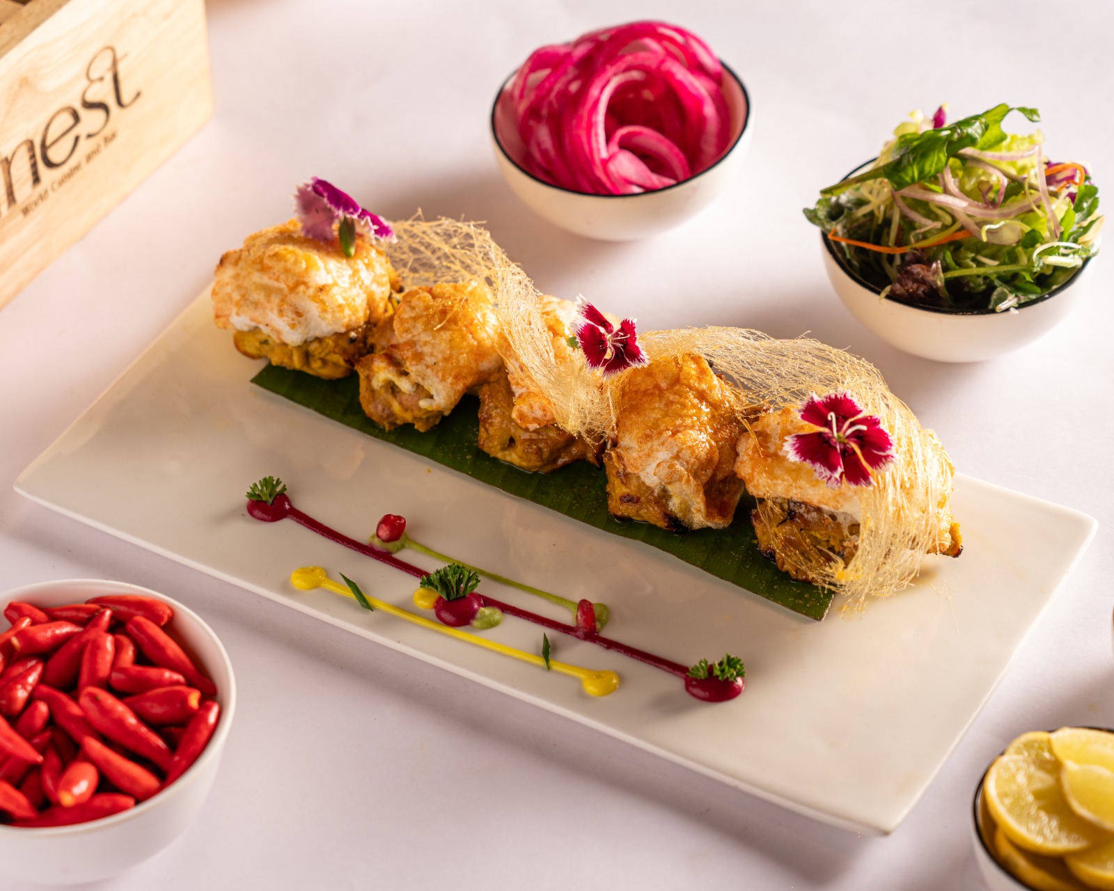Crispy golden fried delicacy at Silver Nest