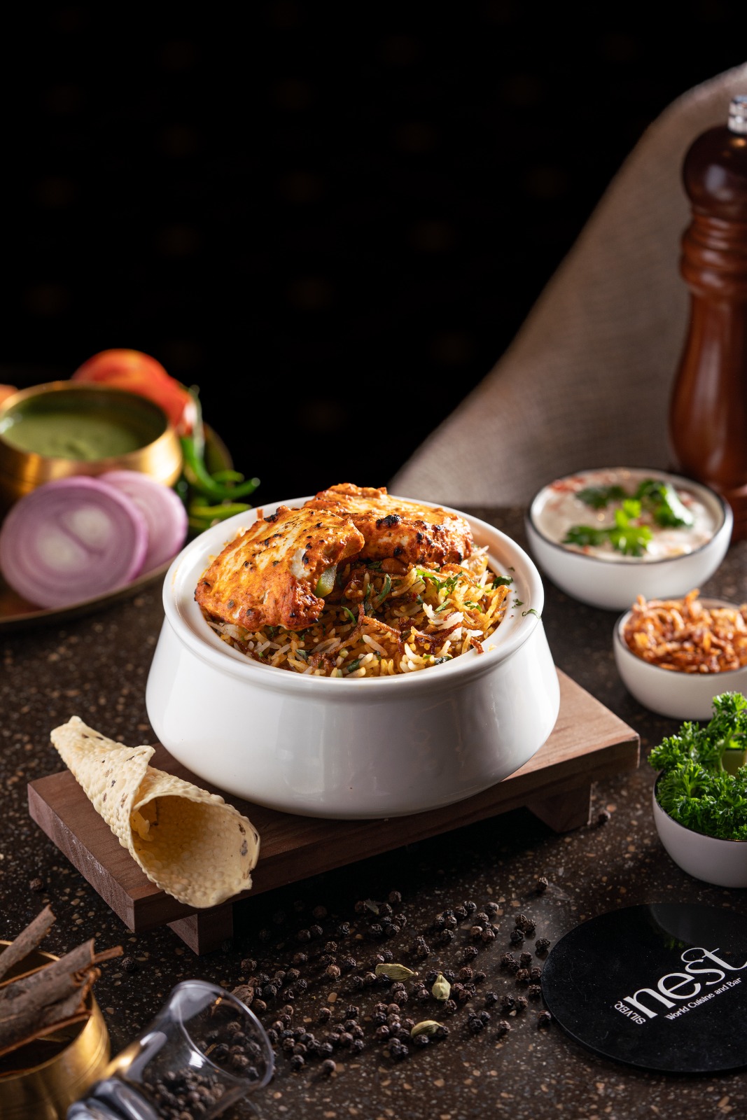 Paneer biryani