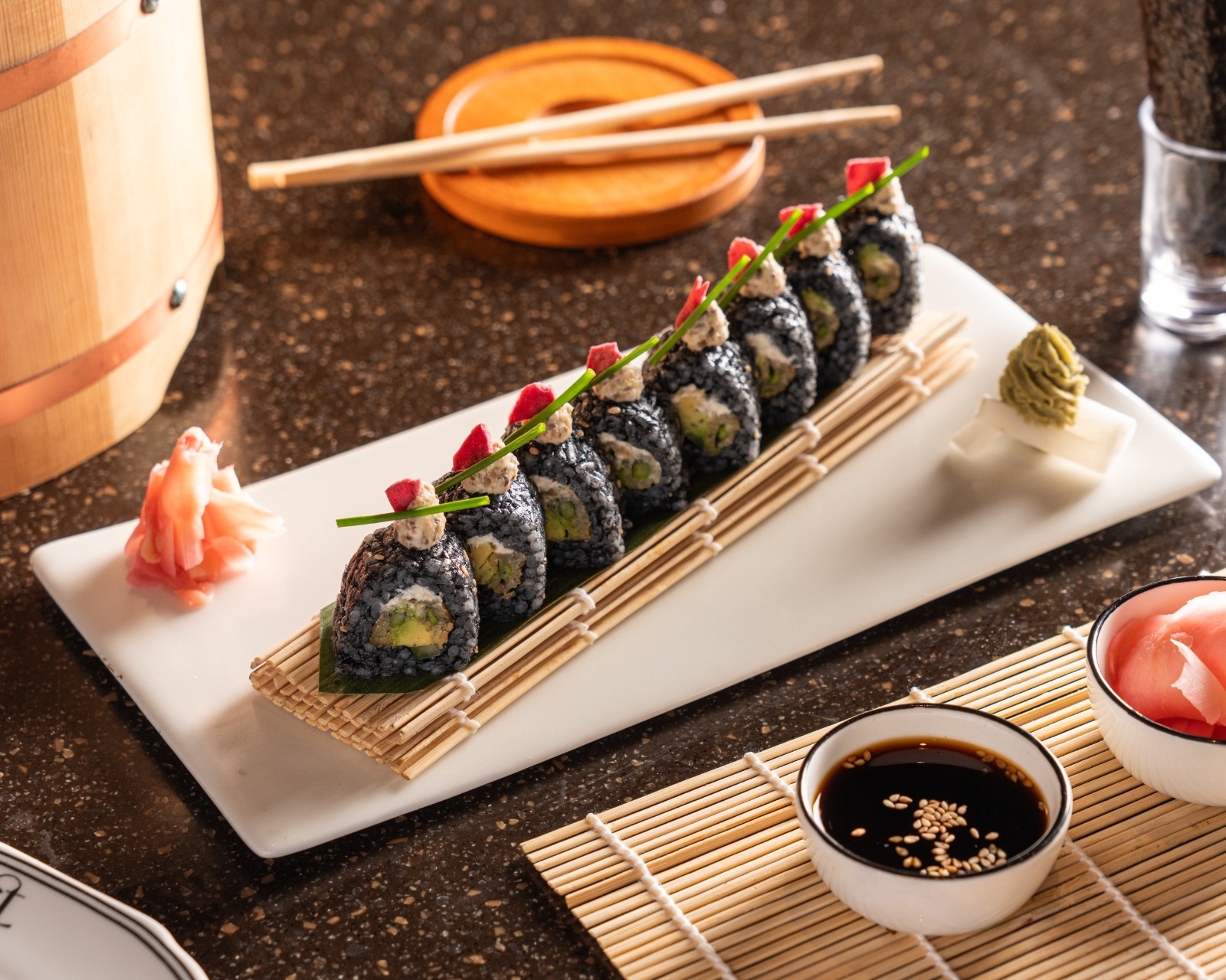 Signature sushi platter at Silver Nest