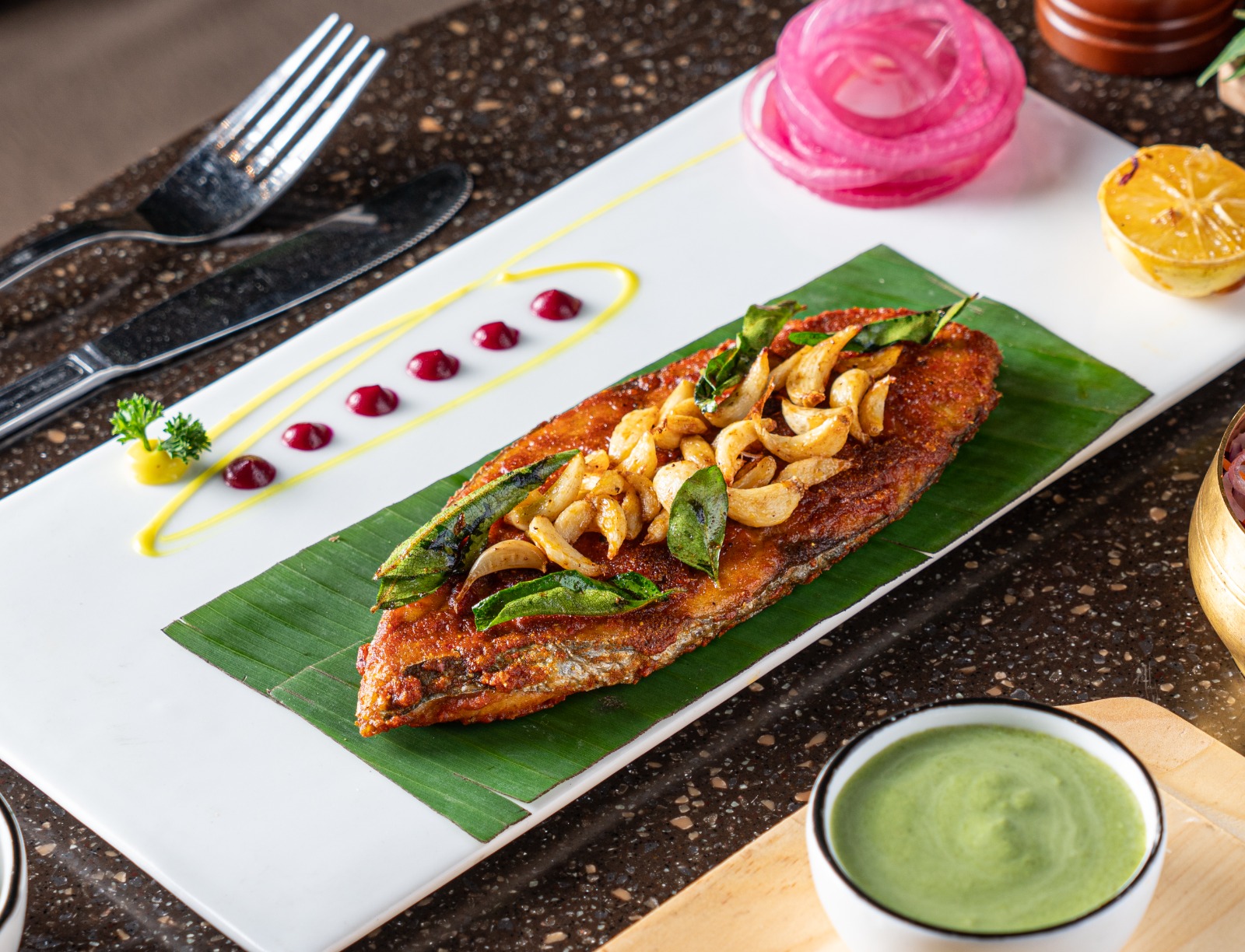 Tandoori fried fish