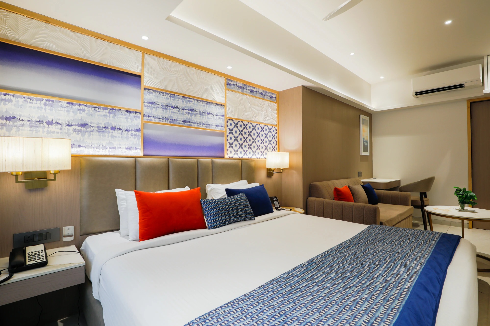 Lounge seating near the Gold Room